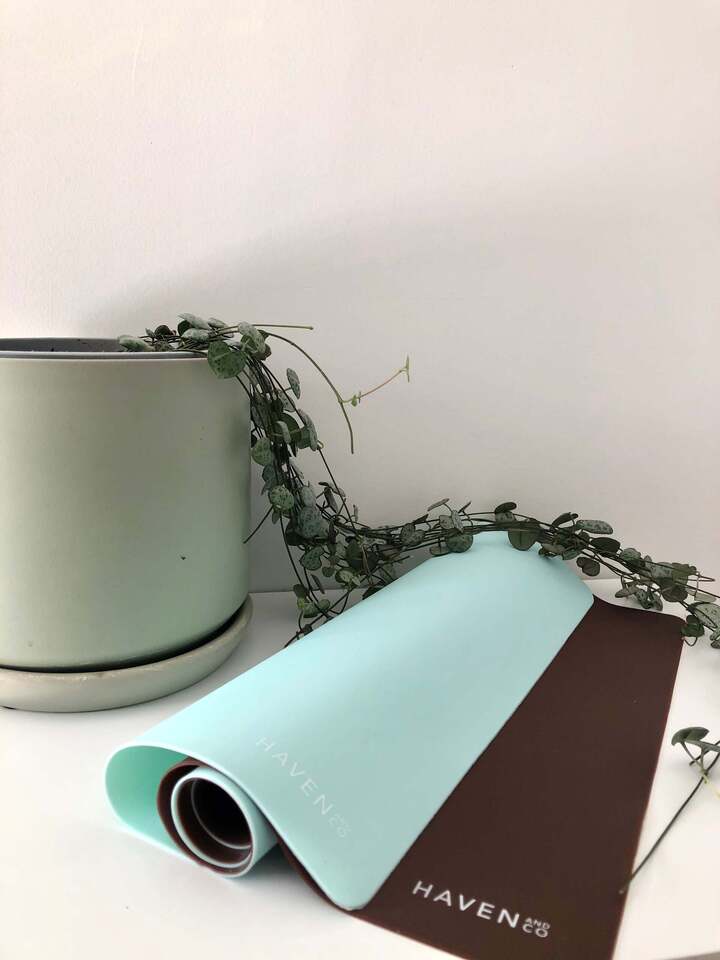 Baking mat - Brown and Green