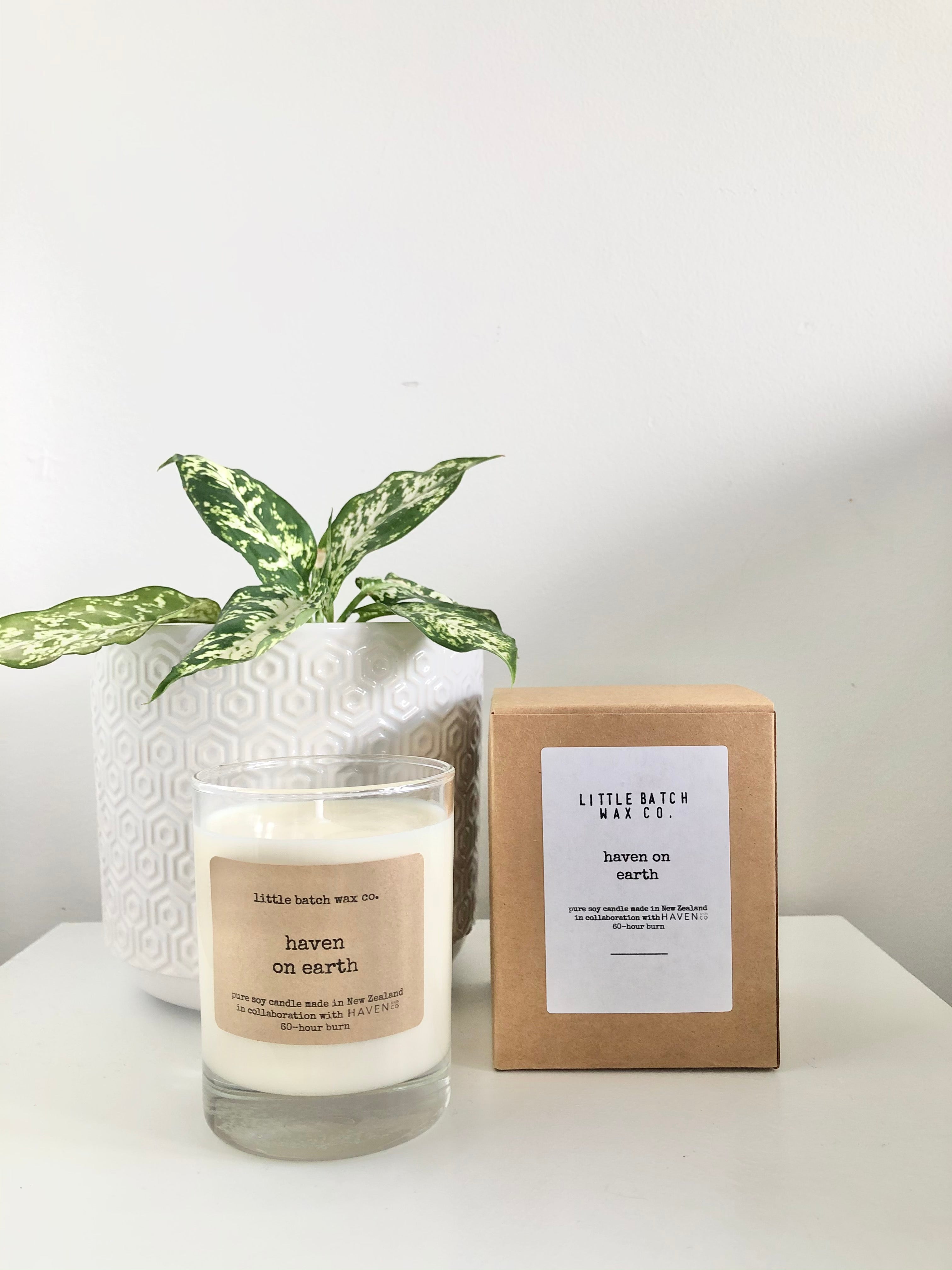 Haven on Earth limited edition candle